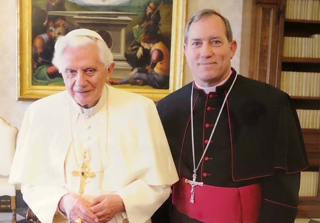 Pope Benedict and Bishop Robert Gruss