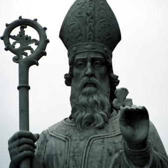 Bishop Statue