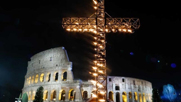 Way of the Cross at Colosseum